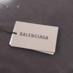T-shirt Balenciaga BB Logo Spray Paint Black - Image 6