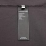 T-shirt Balenciaga BB Logo Spray Paint Black - Image 7