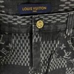 Louis Vuitton LV Patchwork Monogram Denim Pants - Image 6