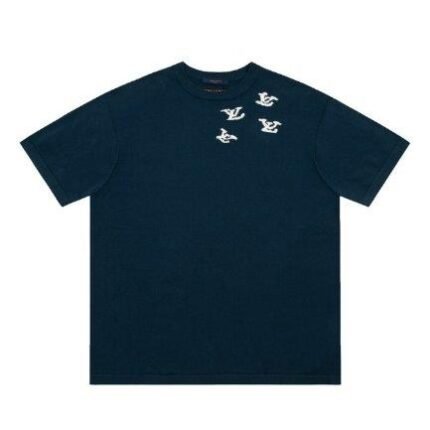 T-shirt Louis Vuitton LV Blue Jazz Design