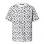 T-shirt Louis Vuitton Monogram White Deep Black
