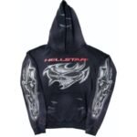 Hoodie Hellstar Airbrushed Skull