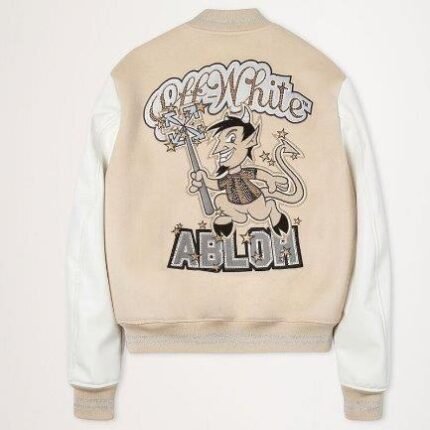 Jacket Varsity Off-White x AC Milan