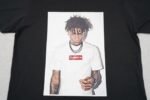 T-shirt Supreme NBA Youngboy Black - Image 3