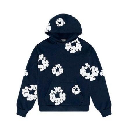 Hoodie Denim Tears The Cotton Wreath Navy