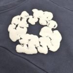 Hoodie Denim Tears The Cotton Wreath Navy - Image 4