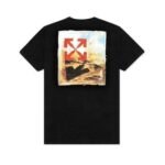 T-shirt Off-White Arrow On Canvas Print