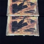 T-shirt Off-White Arrow On Canvas Print - Image 5