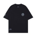 T-Shirt Chrome Hearts Triple Cross Logo Black - Image 2