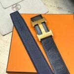 Belt Hermès Buckle & Reversible Leather Strap - Image 4
