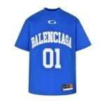 T-shirt- Balenciaga Basketeball Blue 1:1