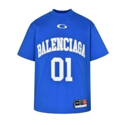 T-shirt- Balenciaga Basketeball Blue 1:1
