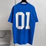 T-shirt- Balenciaga Basketeball Blue 1:1 - Image 3