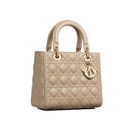Shoulder Bag Dior Lady-D Sabbia Cannage