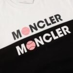 T-shirt Moncler Logo Black and Pink - Image 4