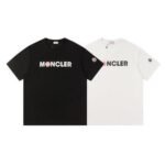 T-shirt Moncler Logo Black and Pink - Image 6