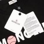 T-shirt Moncler Logo Black and Pink - Image 10