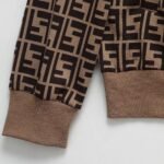 Set Tracksuit Fendi FF Monogram Beige - Image 9