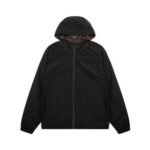 Hooded Fendi Eyes Jacket Black and Brown - Image 4