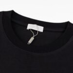 T-shirt Dior Black Distressed Logo Couture - Image 8