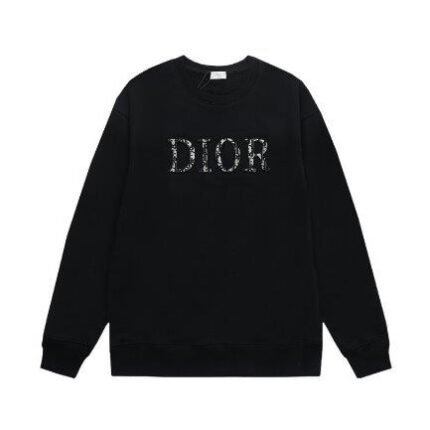 Sweatshirt Dior Black Logo Crewneck