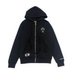 Hoodie Chrome Hearts Cross Zip Black
