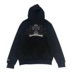 Hoodie Chrome Hearts Cross Zip Black - Image 2