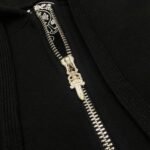 Hoodie Chrome Hearts Cross Zip Black - Image 8