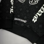 Hoodie Chrome Hearts Hearts Zip Black Monogram - Image 8