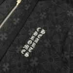 Hoodie Chrome Hearts Hearts Zip Black Monogram - Image 10