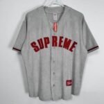 Jersey Supreme Button-Up Mesh Logo Embroidery - Image 4