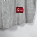 Jersey Supreme Button-Up Mesh Logo Embroidery - Image 8