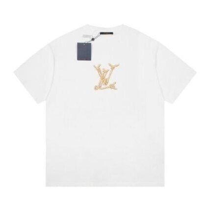 T-shirt Louis Vuitton Rope Logo White