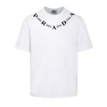 T-shirt Prada Bicycle Print White