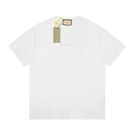 IMG4731 T-shirt Gucci Embossed White - Image 1