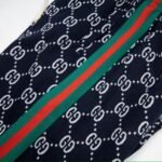 Shorts Gucci Monogram Stripe Navy - Image 7