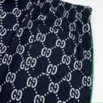 Shorts Gucci Monogram Stripe Navy - Image 10