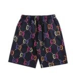 Shorts Gucci GG Multicolor Black Casual