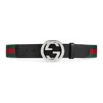 Belt Gucci GG Stripe Black