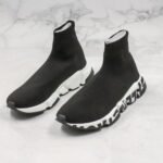Balenciaga Speed Graffiti Trainer Black White - Image 3