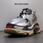 Balenciaga Triple S Silver Black - Image 3