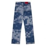 Jeans Louis Vuitton Blue Pixel Patchwork - Image 2