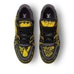 Louis Vuitton LV Trainer Sneaker Black/Yellow - Image 5
