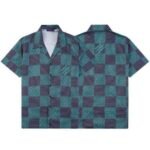 Set Louis Vuitton LV Green Checkered Print - Image 2