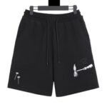 Shorts Louis Vuitton LV Black Embroidered Tools