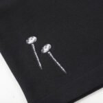 Shorts Louis Vuitton LV Black Embroidered Tools - Image 6