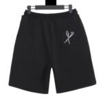 Shorts Louis Vuitton LV Black Embroidered Tools - Image 8