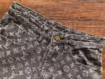 Louis Vuitton Distressed Baggy Monogram Jeans - Image 6
