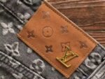 Louis Vuitton Distressed Baggy Monogram Jeans - Image 9