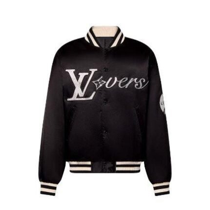 Jacket Louis Vuitton ‘LV Lovers’ Nylon Crystal Baseball